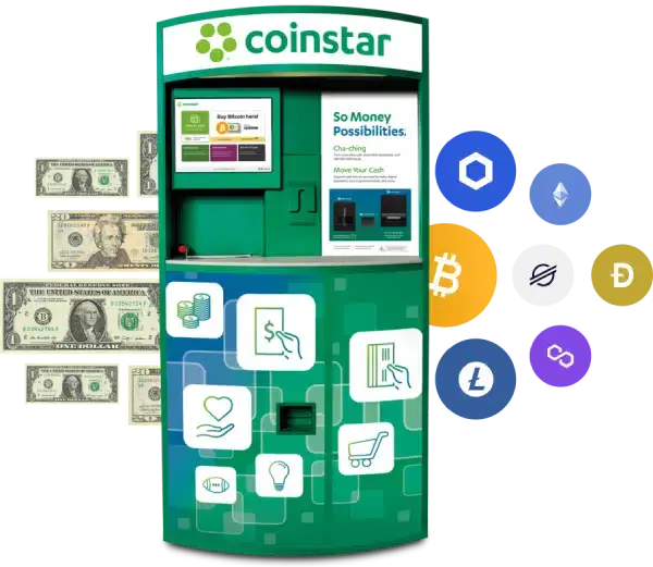 Coinstar Bitcoin ATM.