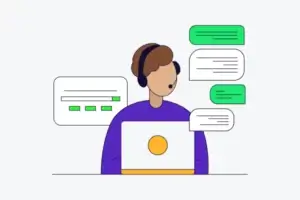 Customer support illustration